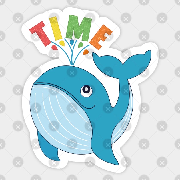 I have a whale of a time Sticker by FunawayHit